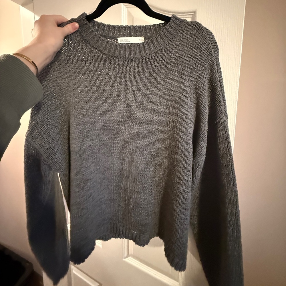 Oak and fort grey sweater